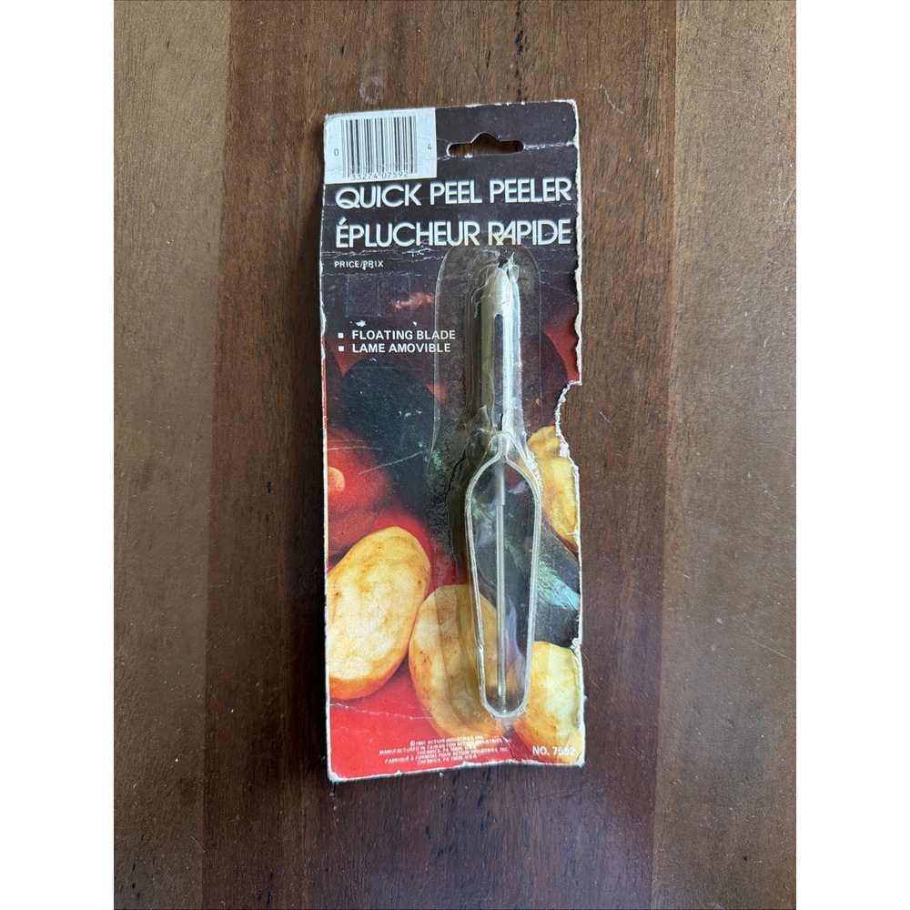 1982 Action Industries Inc. NO. 7592 Quick Peel Peeler New In Box